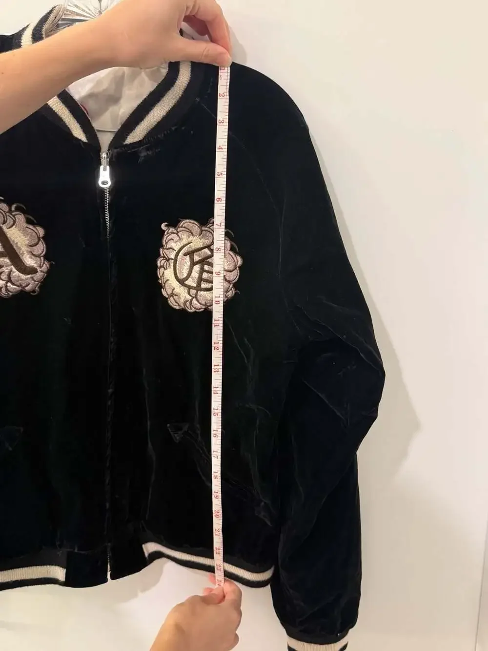 Vintage Japanese Reversible Sukajan Embroidered Souvenir Bomber Jacket
